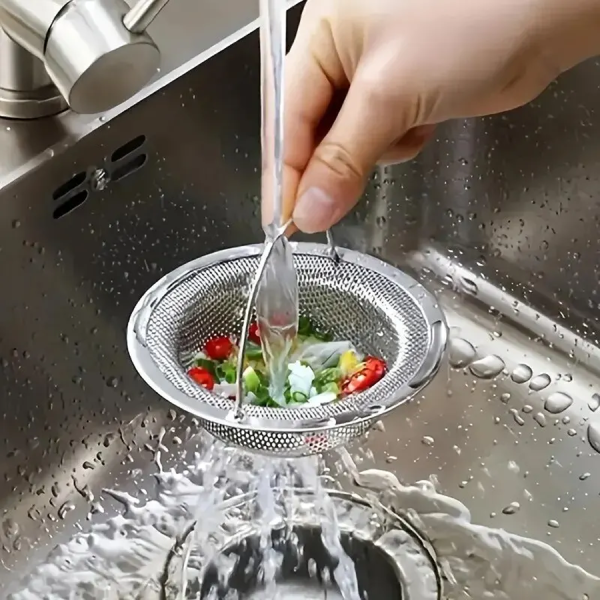 Handled Kitchen Sink Strainer
